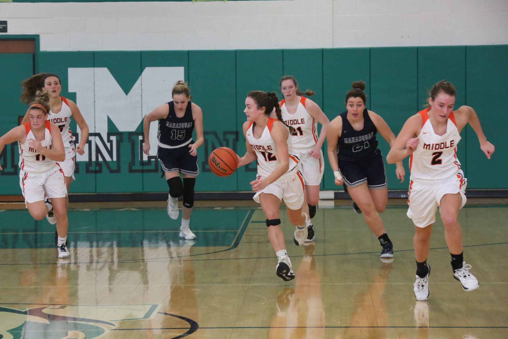 Middle Manasquan girls basketball